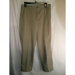Adidas Golf Pants Mens 30x30 ClimaLite Khaki Casual‎ Chino Flat Front